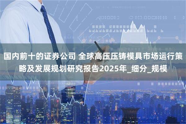 国内前十的证券公司 全球高压压铸模具市场运行策略及发展规划研究报告2025年_细分_规模